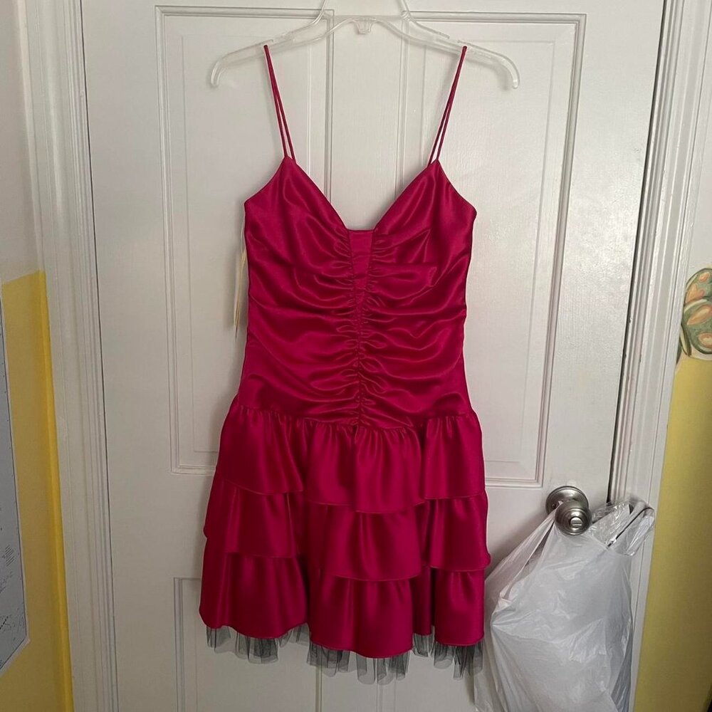 pink bow dress